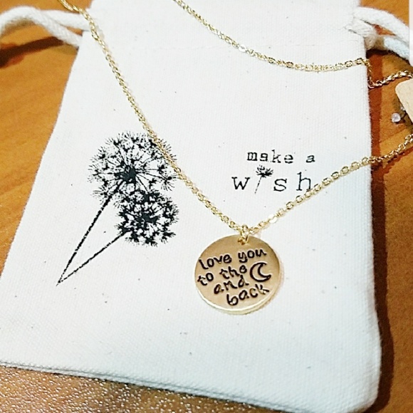 SB Glam Jewelry - Last 1!Love You to the 🌙 & Back Necklace